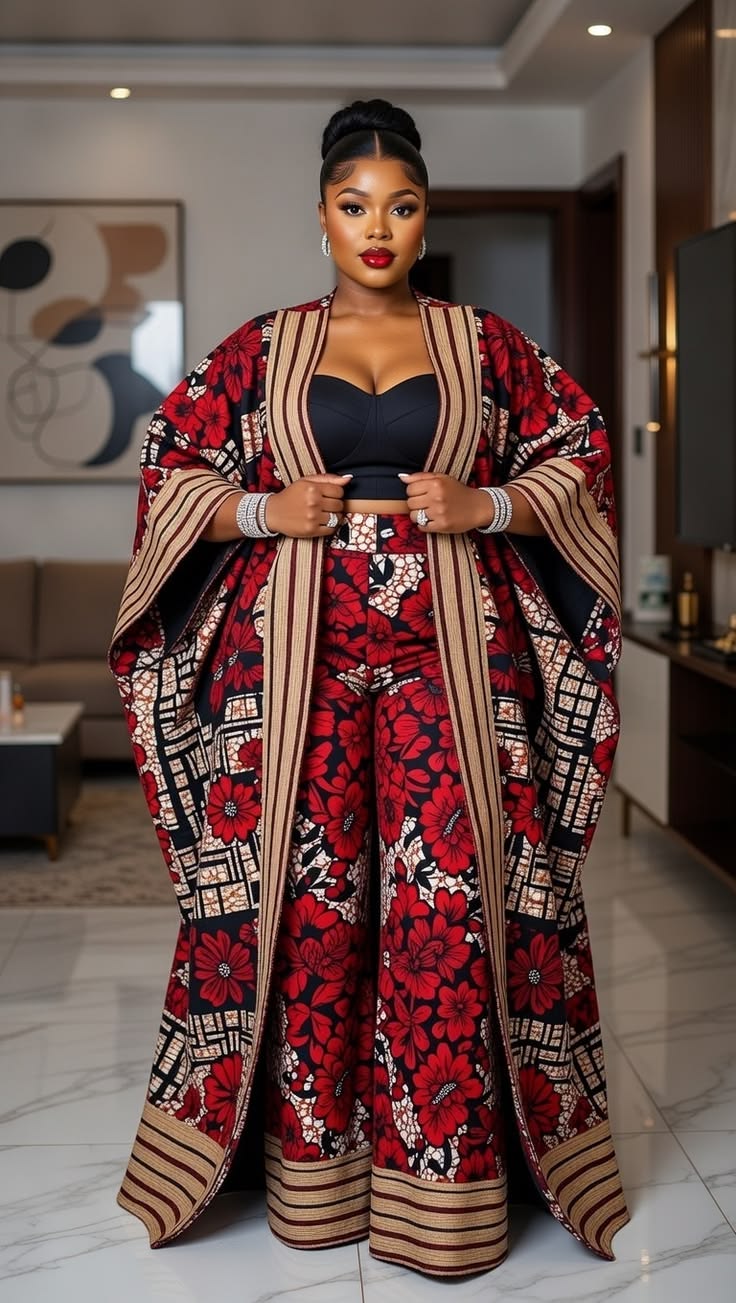 Boubou / ensemble pagne — Taille unique / sur mesure léger