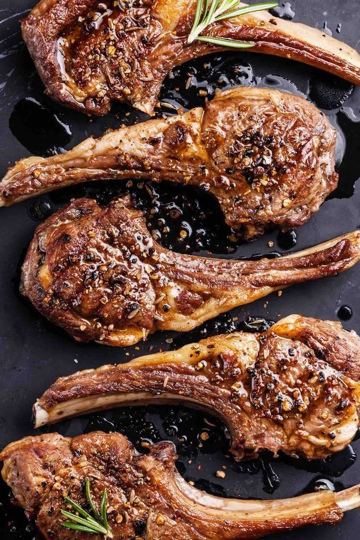 Côtelettes d'agneau halal — 1 kg