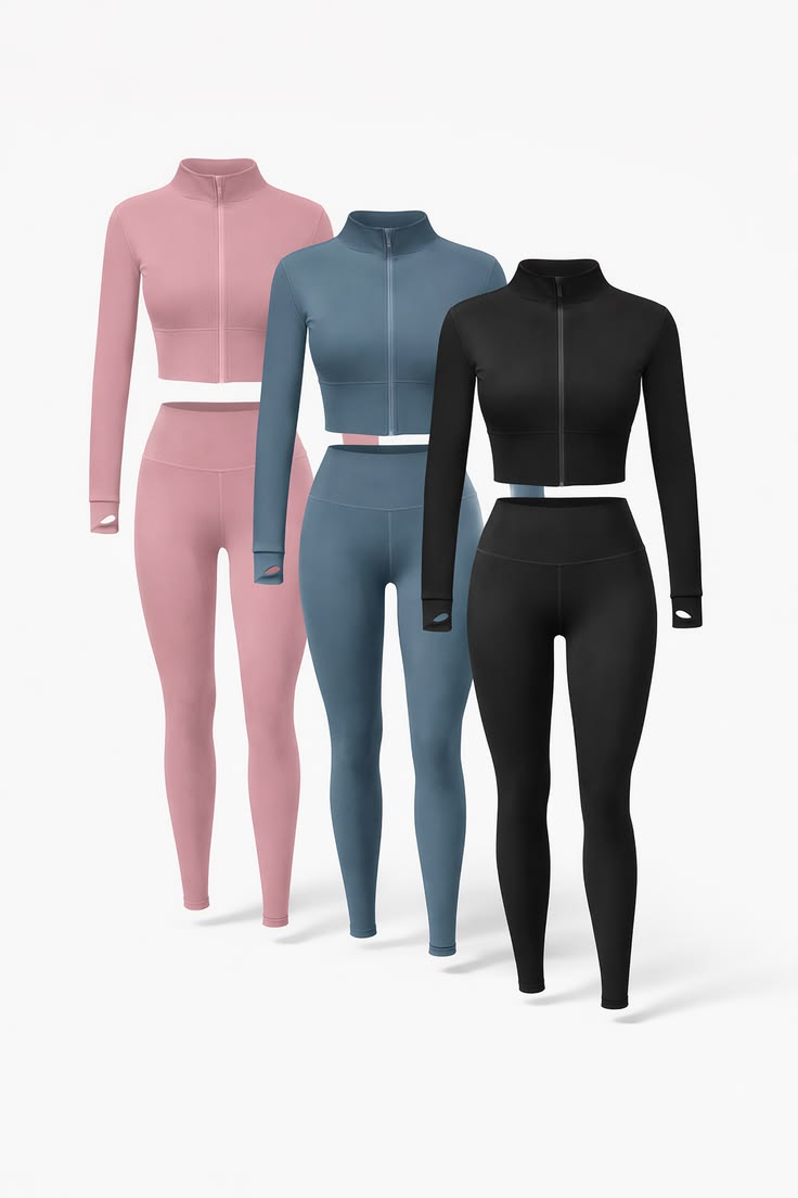 Ensemble sport legging + top — Tailles S–XL