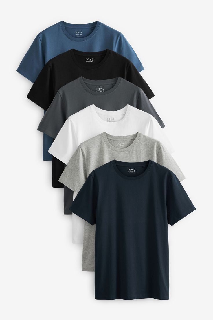 T-shirt coton uni — Tailles S–XXL